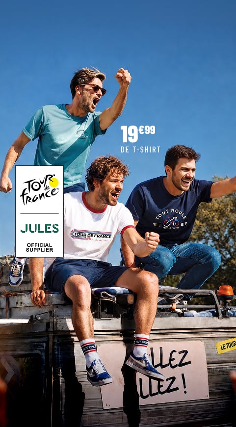 (Aan) iedereen zijn Tour — Collectie Jules x Tour de France