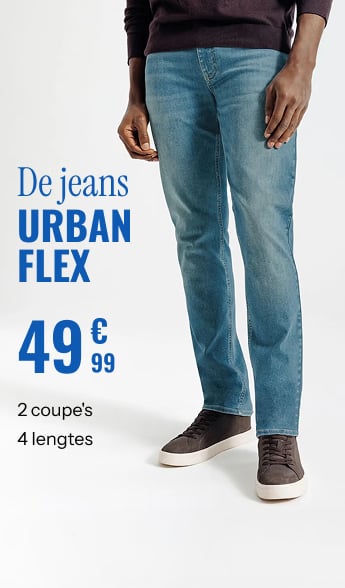 Urbanflex jeans vanaf 49€99