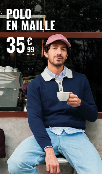 Polo en maille - à partir de 29€99