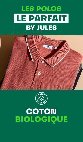 Les Polos le parfait by Jules - Coton biologique