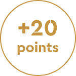 +1 point