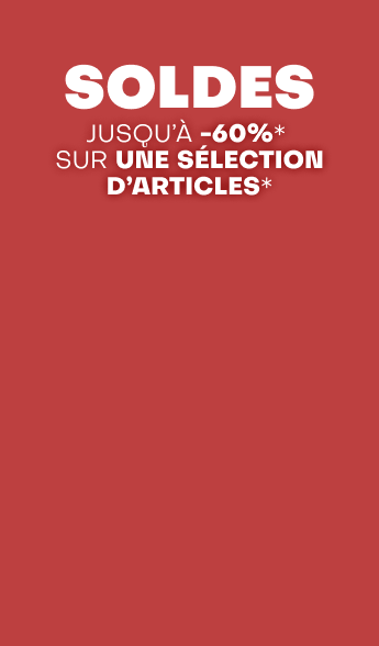 Soldes jusqu'à -60%*
