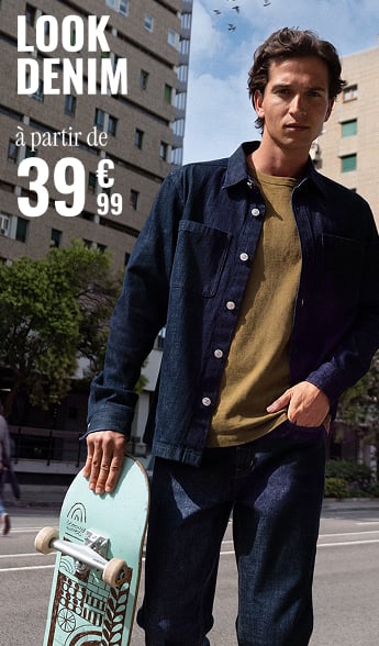 Look denim à partir de 39€99