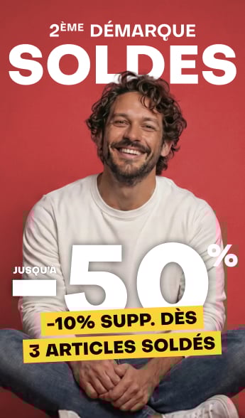 Soldes jusqu'à -50% sur une sélection*