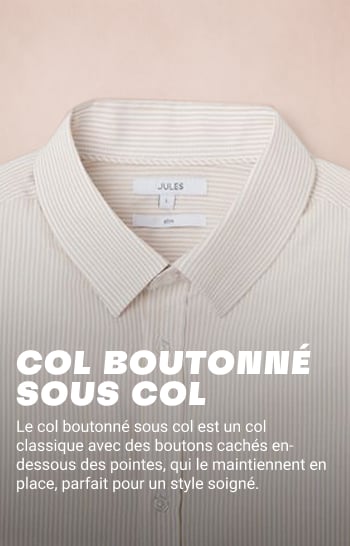 Col Boutonné Sous-Col