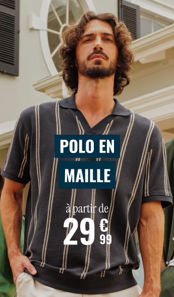 Polo en maille - à partir de 29€99