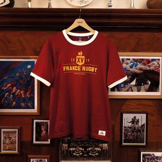 Tee shirt imprimé licence France Rugby