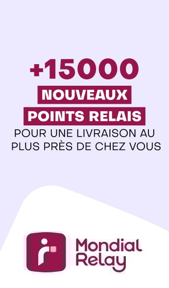 +15000 nouveaux points relais pour une livraison plus près de chez vous