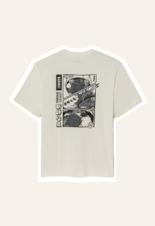 T-shirt imprimé écru