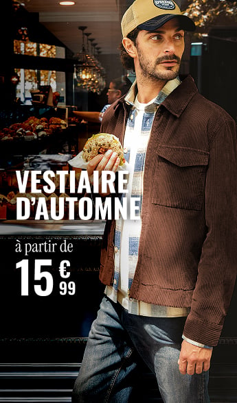 Vestiaire d'automne à partir de 15€99