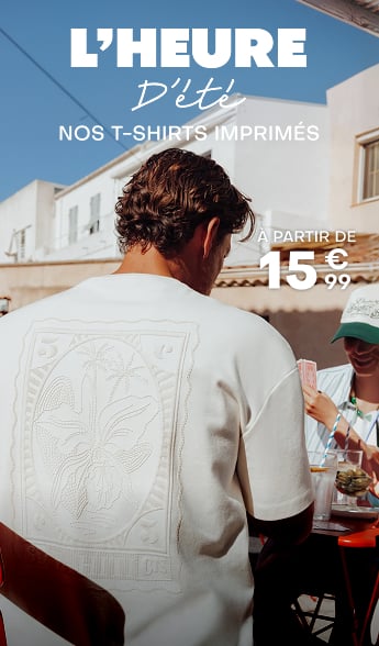 L'heure d'éte - Nos t-shirts imprimés à partir de 15€99