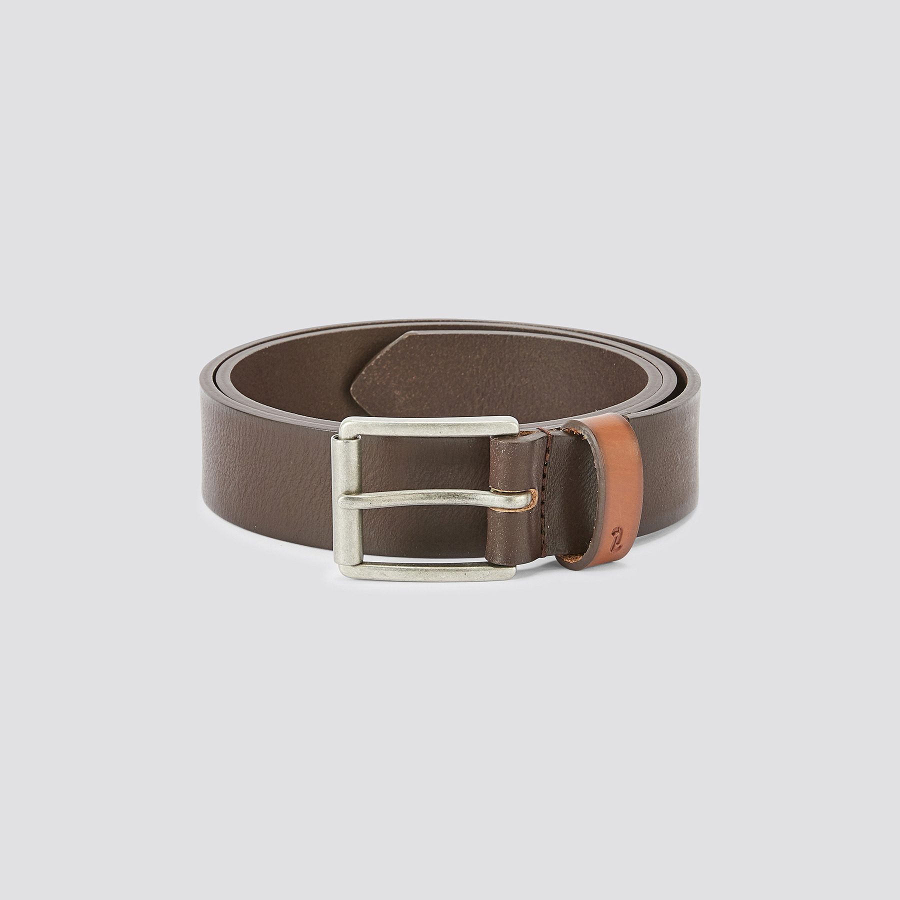 Ceinture large en cuir Marron 36/38 100% Cuir de buffle Homme