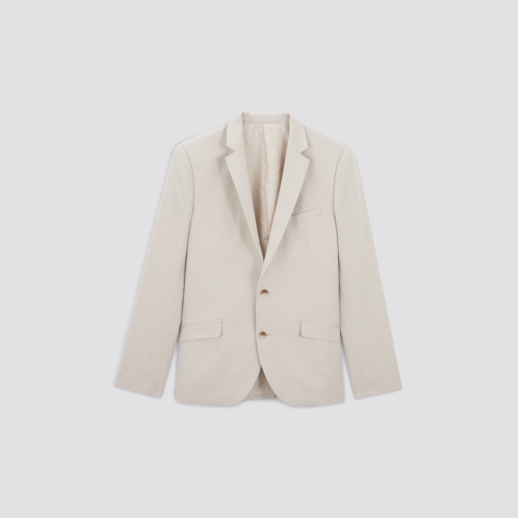 Veste de costume slim Beige 54  Homme