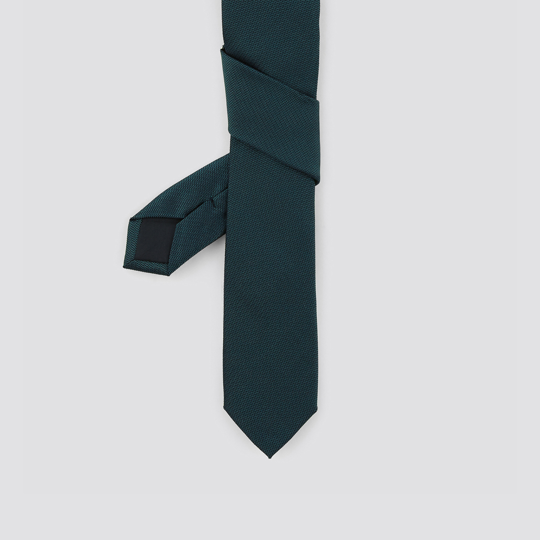 Cravate en soie Vert/Kaki T.U. 100% Polyester, 100% Soie Homme