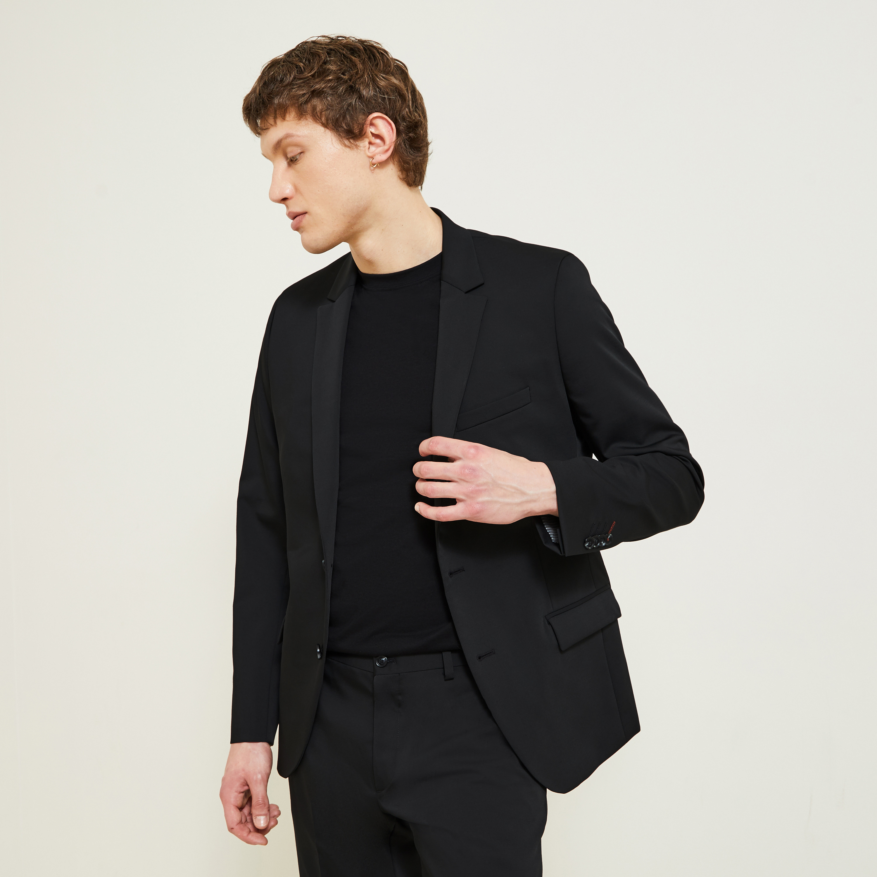 Veste de costume slim Noir 46  Homme