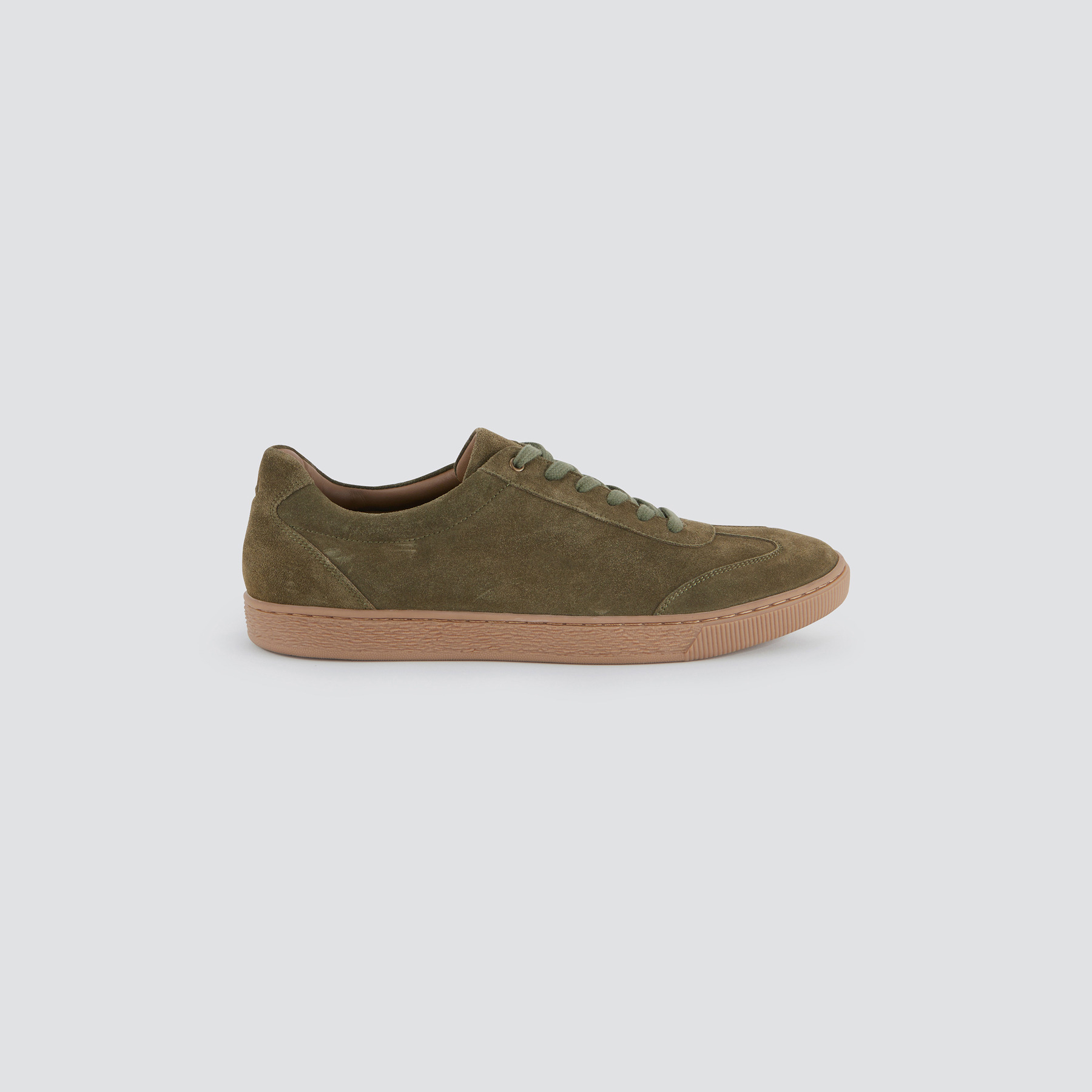 Baskets en suédine Vert kaki 41  Homme Jules