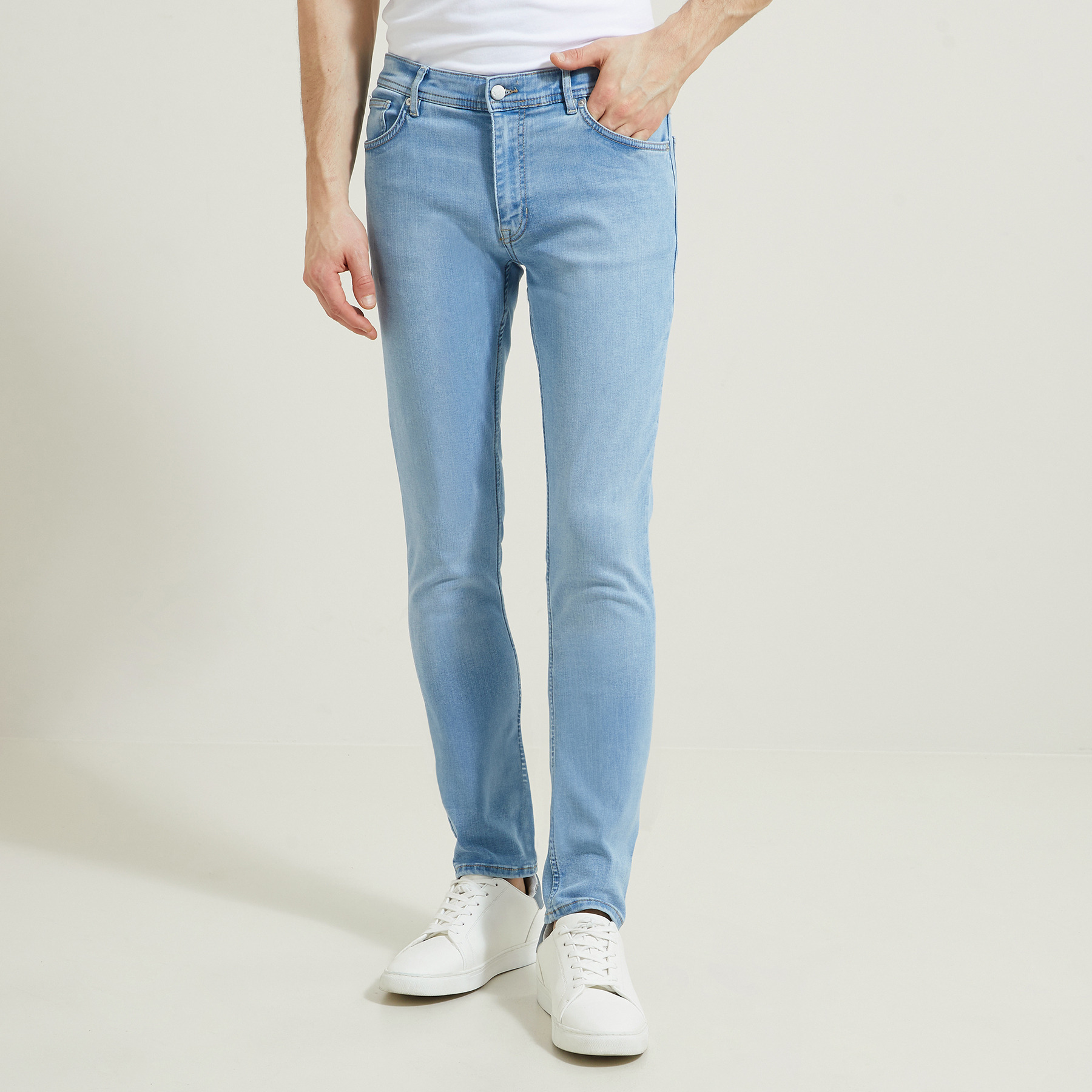 Jean slim urbanflex 4 longueurs Bleu 36  Homme