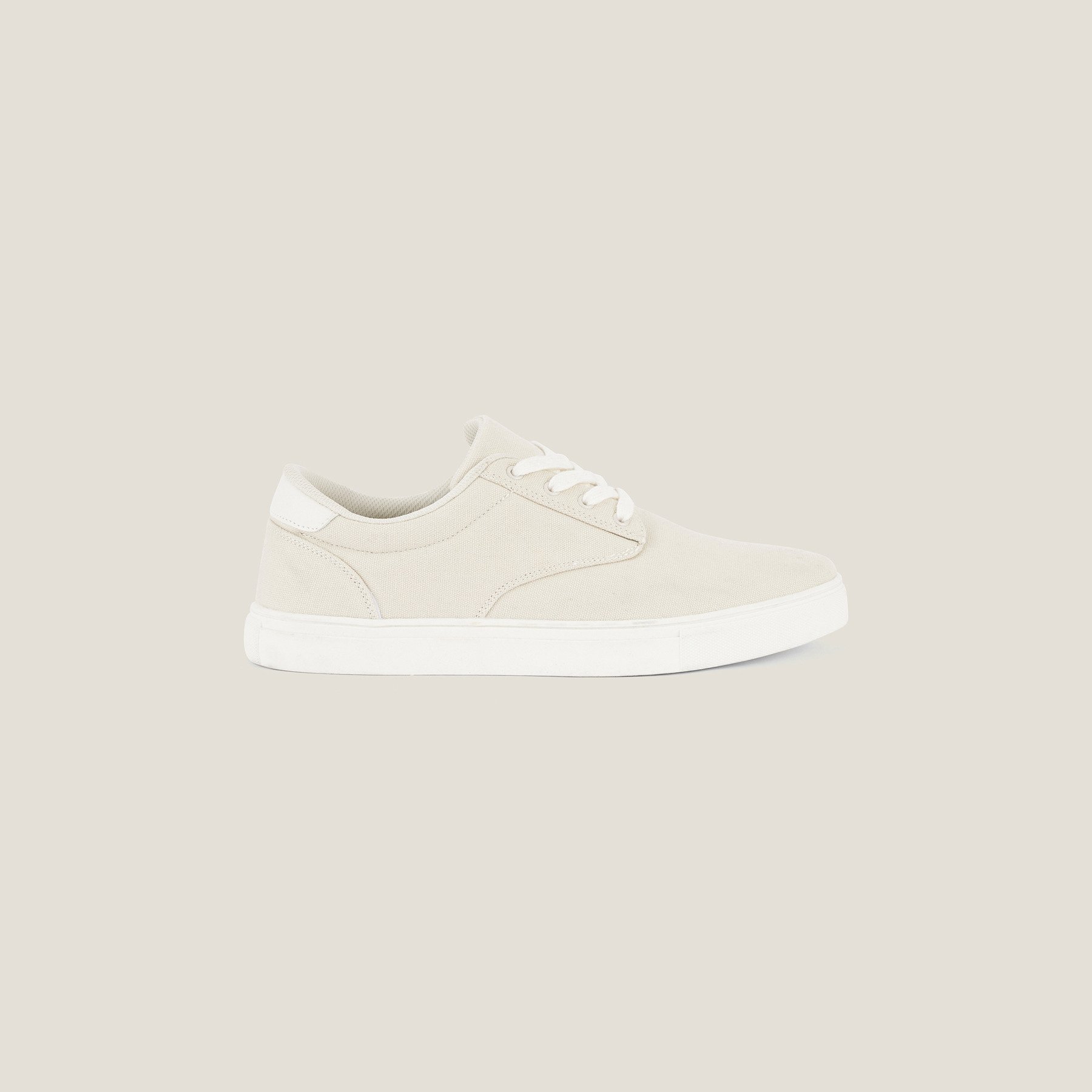 Baskets basses en toile Beige 41  Homme