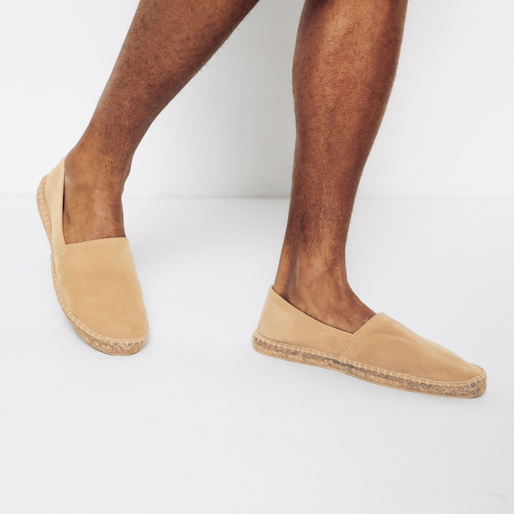 Espadrille suède Beige 41  Homme