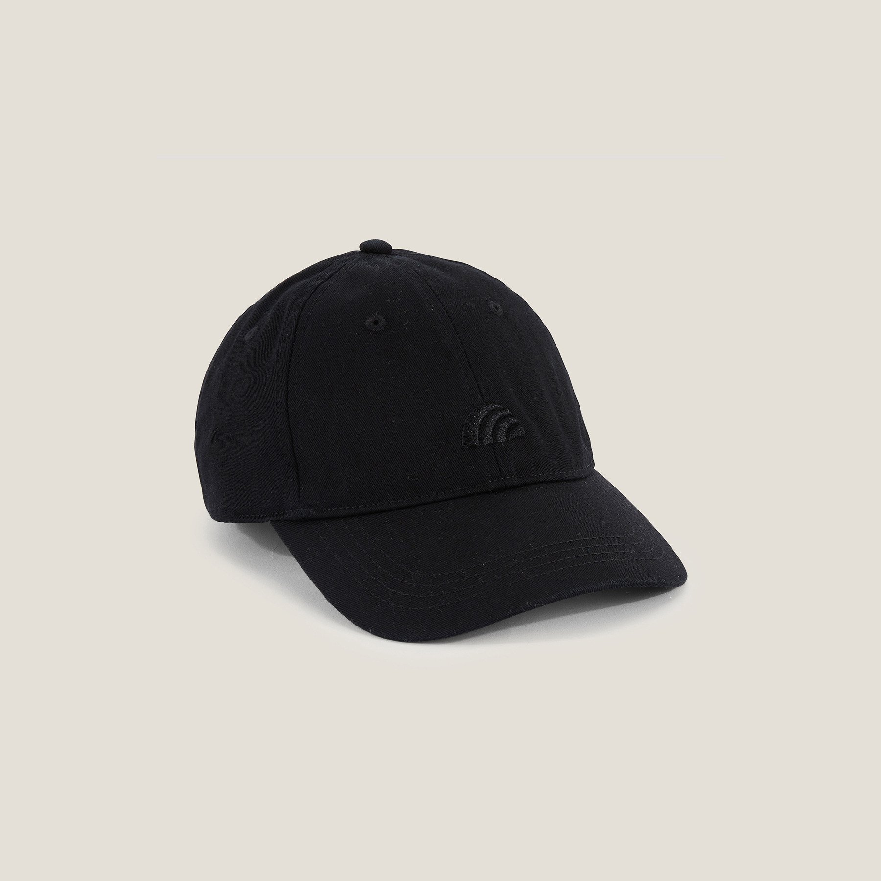 Casquette unie Noir T.U. 100% Coton Homme