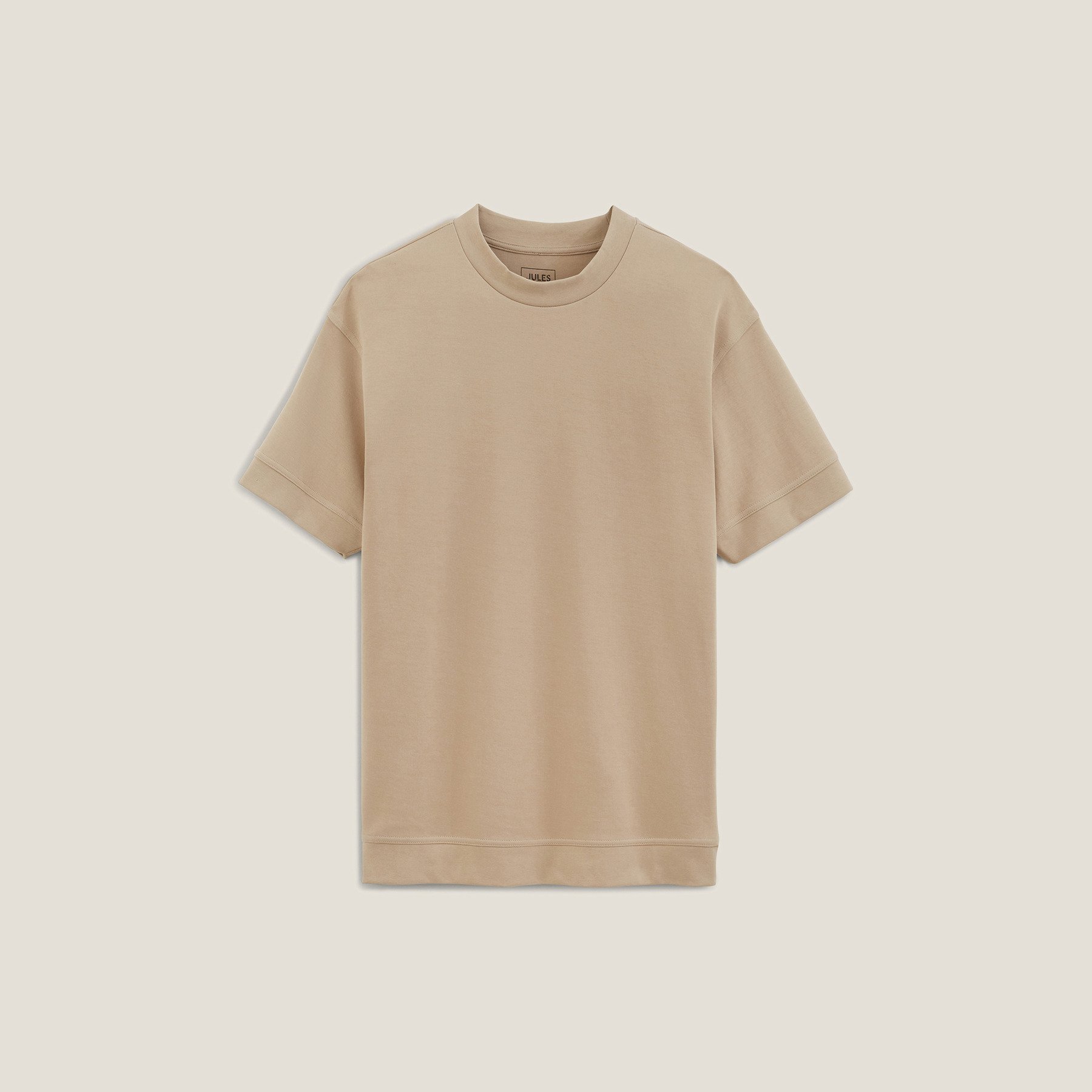 Tee shirt interlock esprit sweat Beige S 85% Coton, 15% Polyester Homme