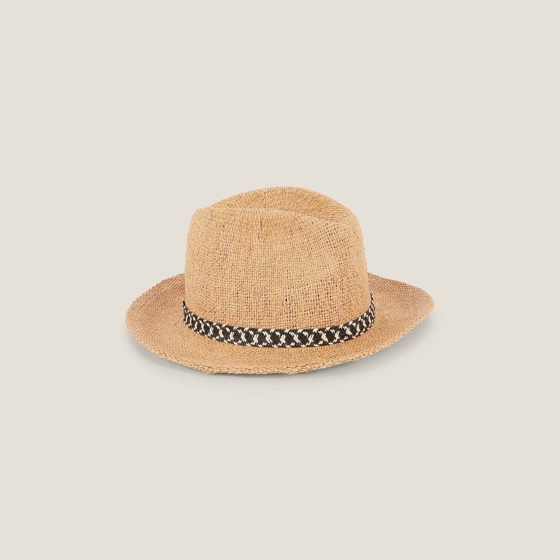 Chapeau d'été Jaune/Or T.U. 100% Papier Homme