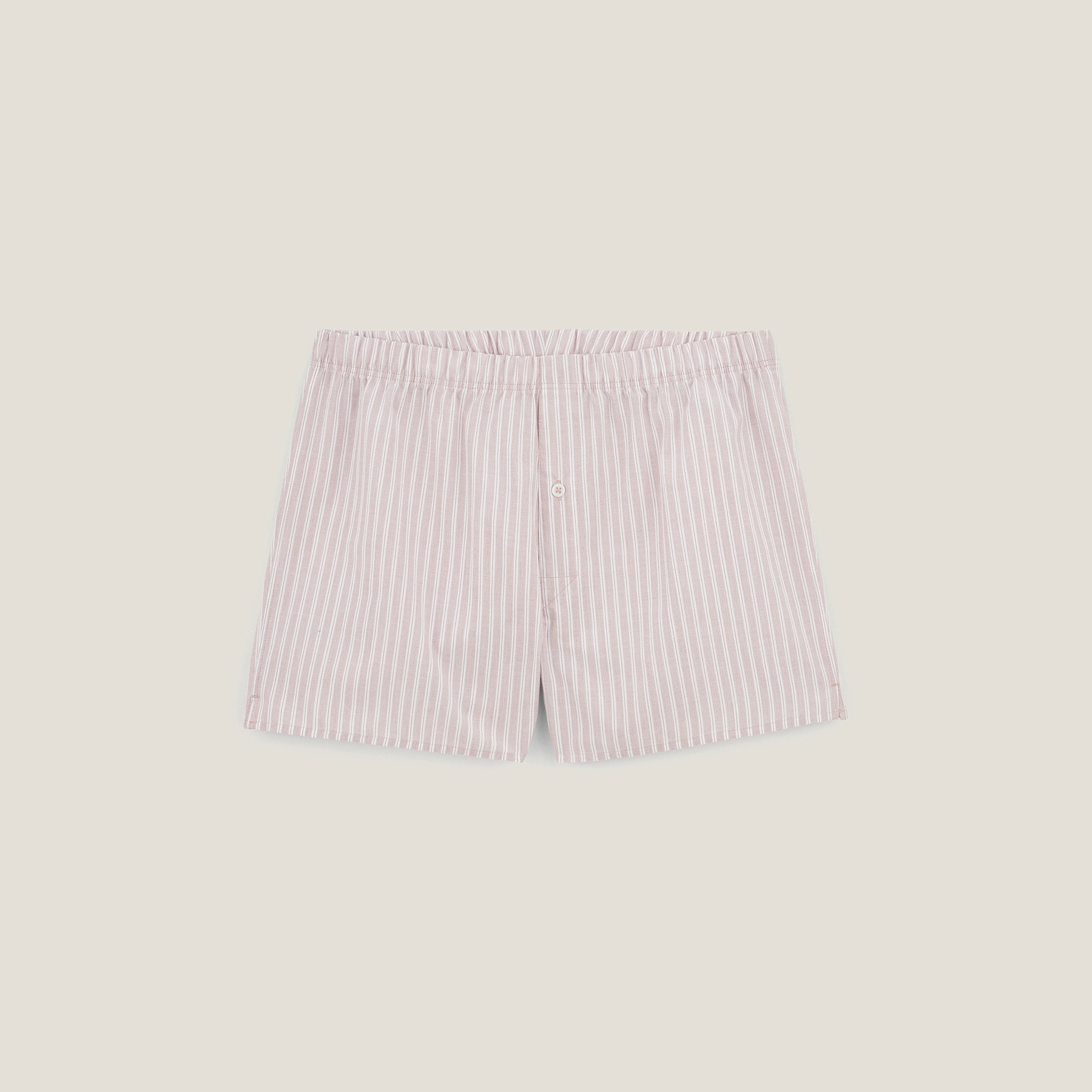 Caleçon rayé en coton Rouge S 100% Coton Homme