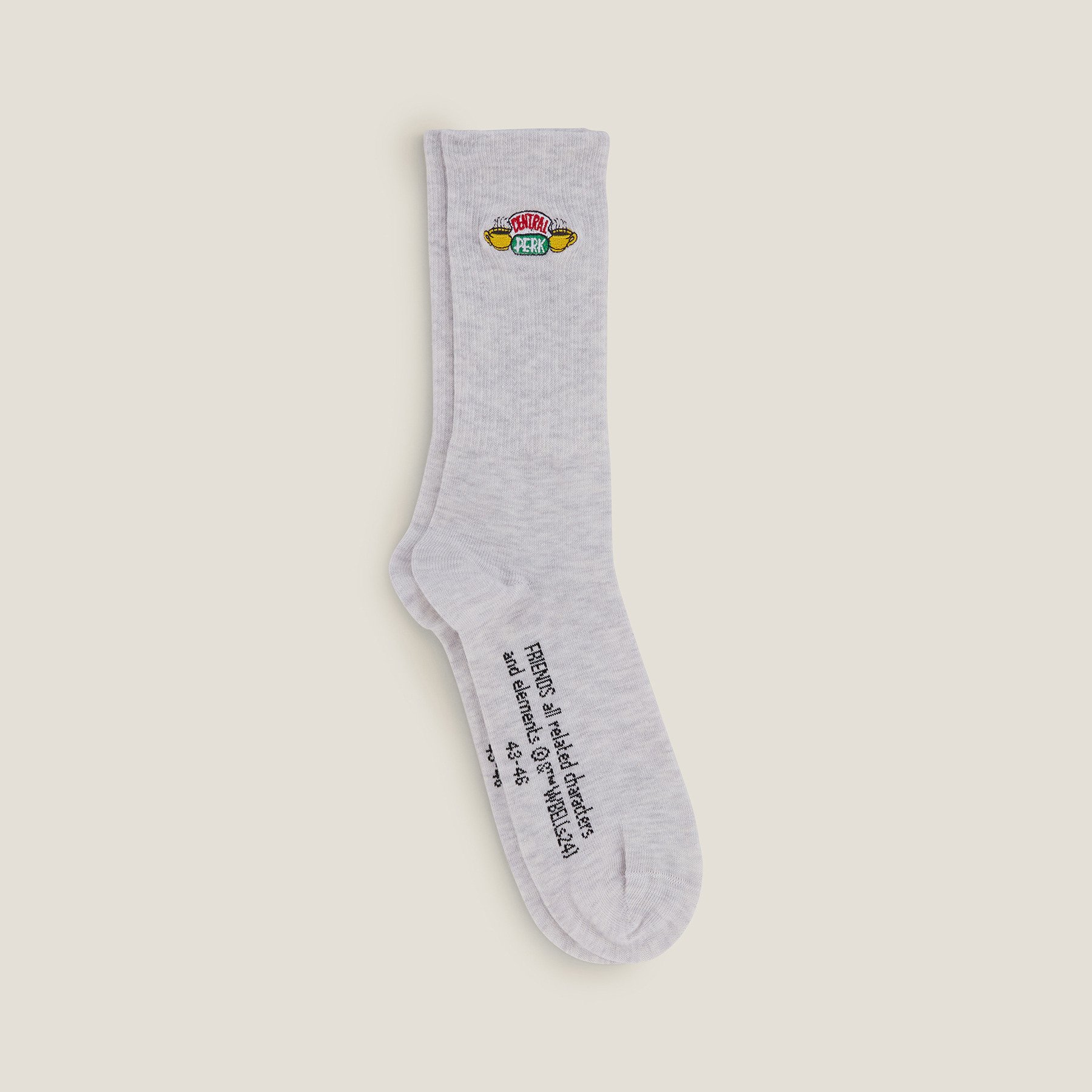Chaussettes licence Friends Gris 39/42  Homme