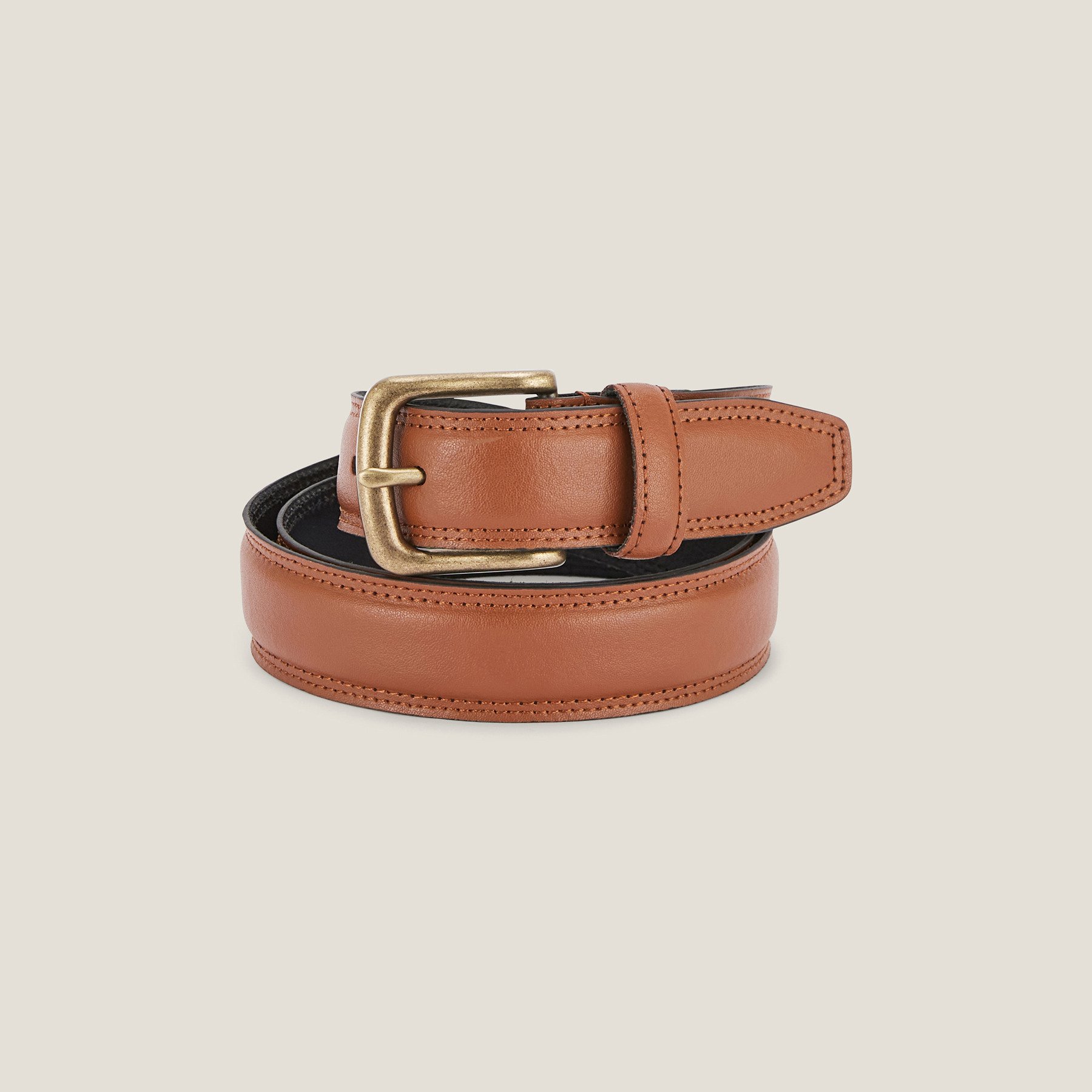 Ceinture en cuir Marron 36/38 100% Croûte de cuir vachette Homme