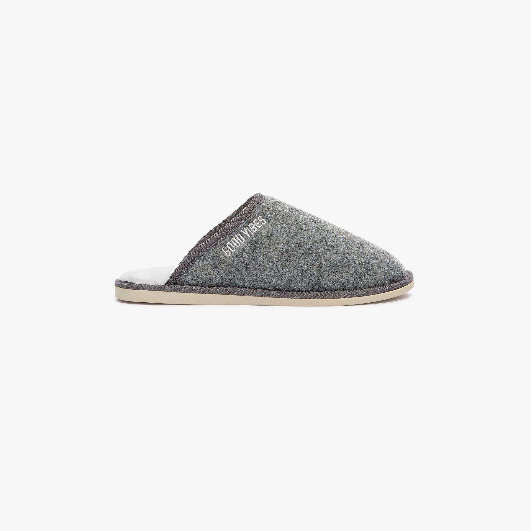 Chaussons fourrés Gris 39/40  Homme