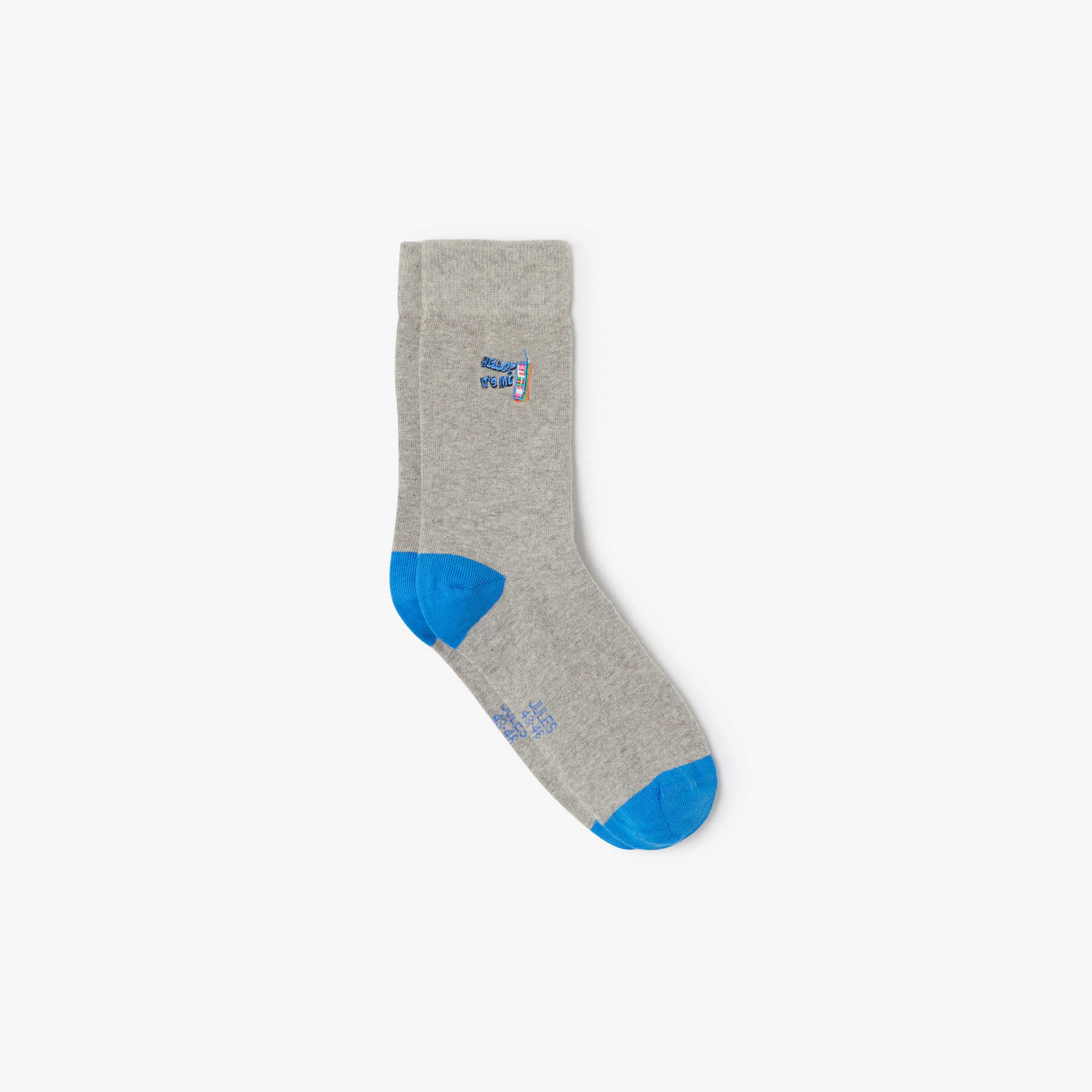 Chaussettes de Noël hautes Gris 39/42 76% Coton, 22% Polyamide, 2% Elasthanne Homme