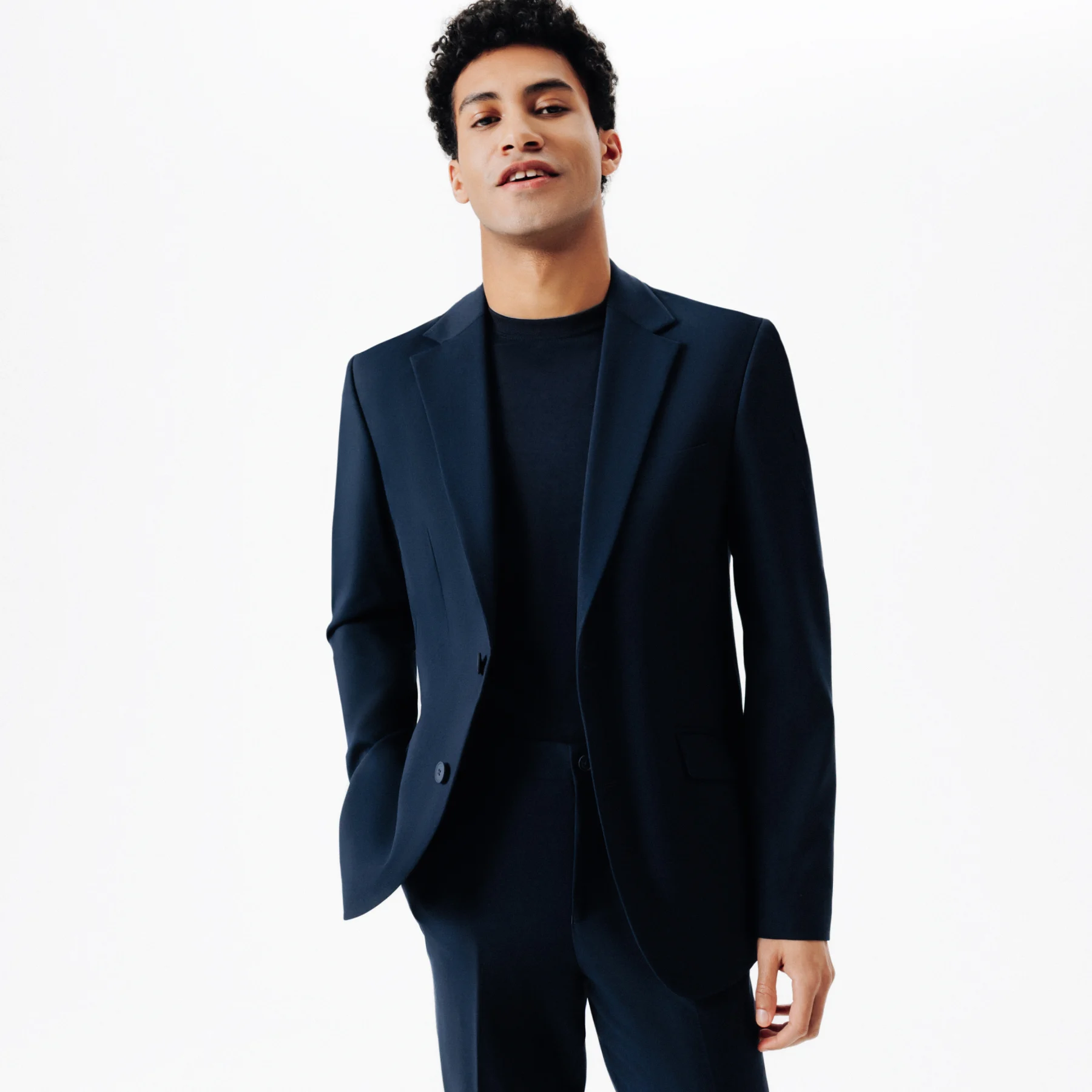 Veste de costume confort Bleu 44  Homme