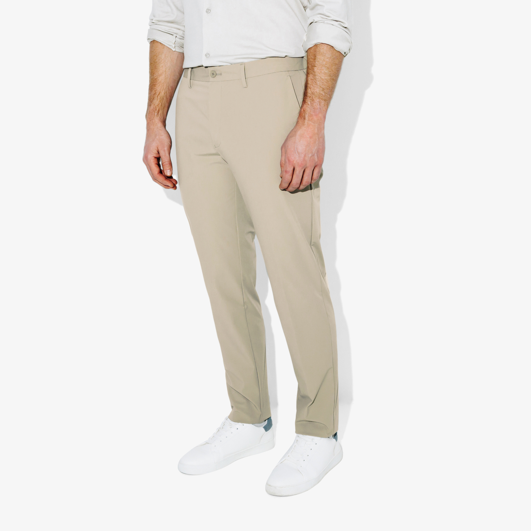 Pantalon de costume slim Performance by JULES Ecru 44 100% Polyester, 83% Polyamide, 17% Elasthanne Homme
