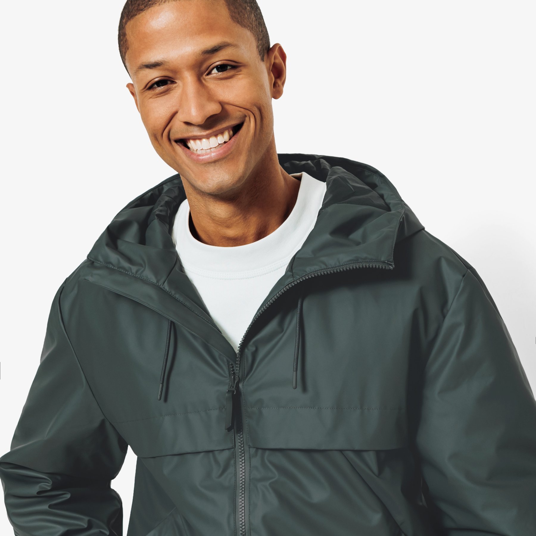 Blouson coupe-vent Performance by JULES Vert/Kaki M 100% Polyamide, 100% Polyester, 100% Polyuréthane Homme