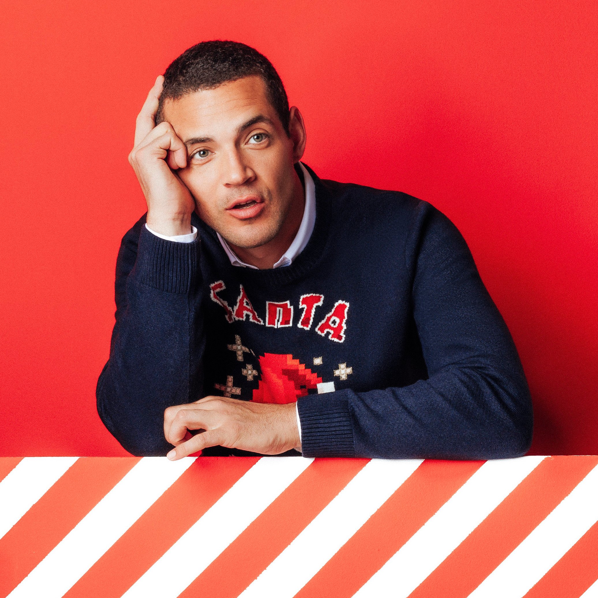 Pull de Noël "santa crew" col rond Autre S 100% Acrylic Homme