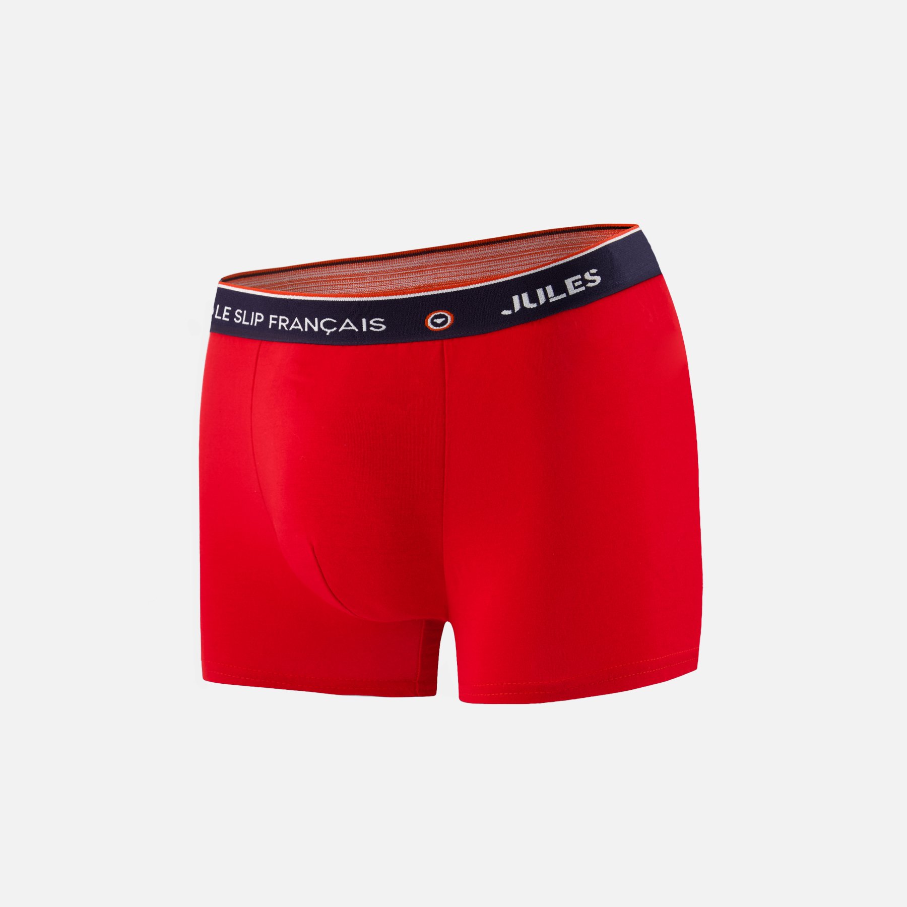 Boxer uni Le Slip Français x Jules Rouge S 94% Coton, 6% Elasthanne Homme