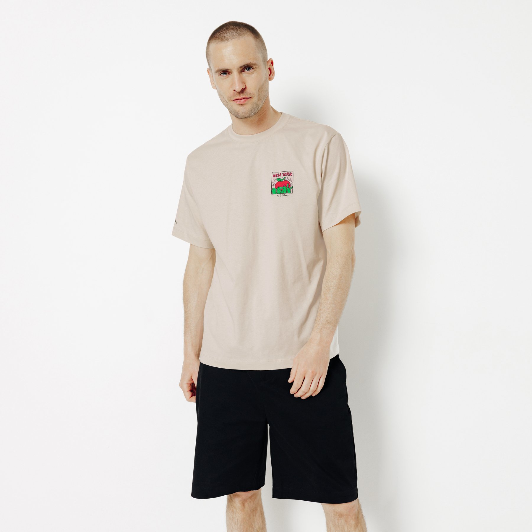 Tee shirt licence Keith Haring Ecru XS 100% Coton Homme
