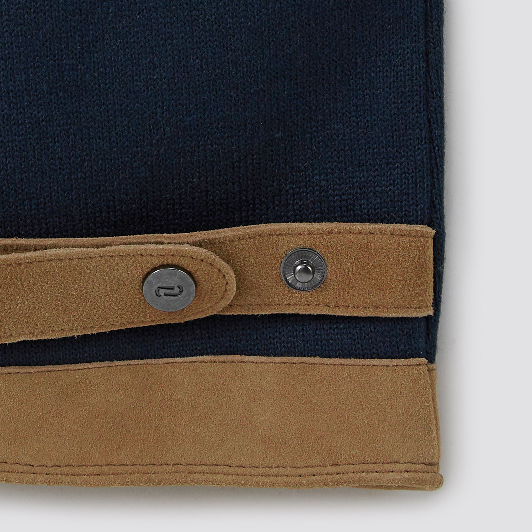 Gants en suédine Bleu S  Homme