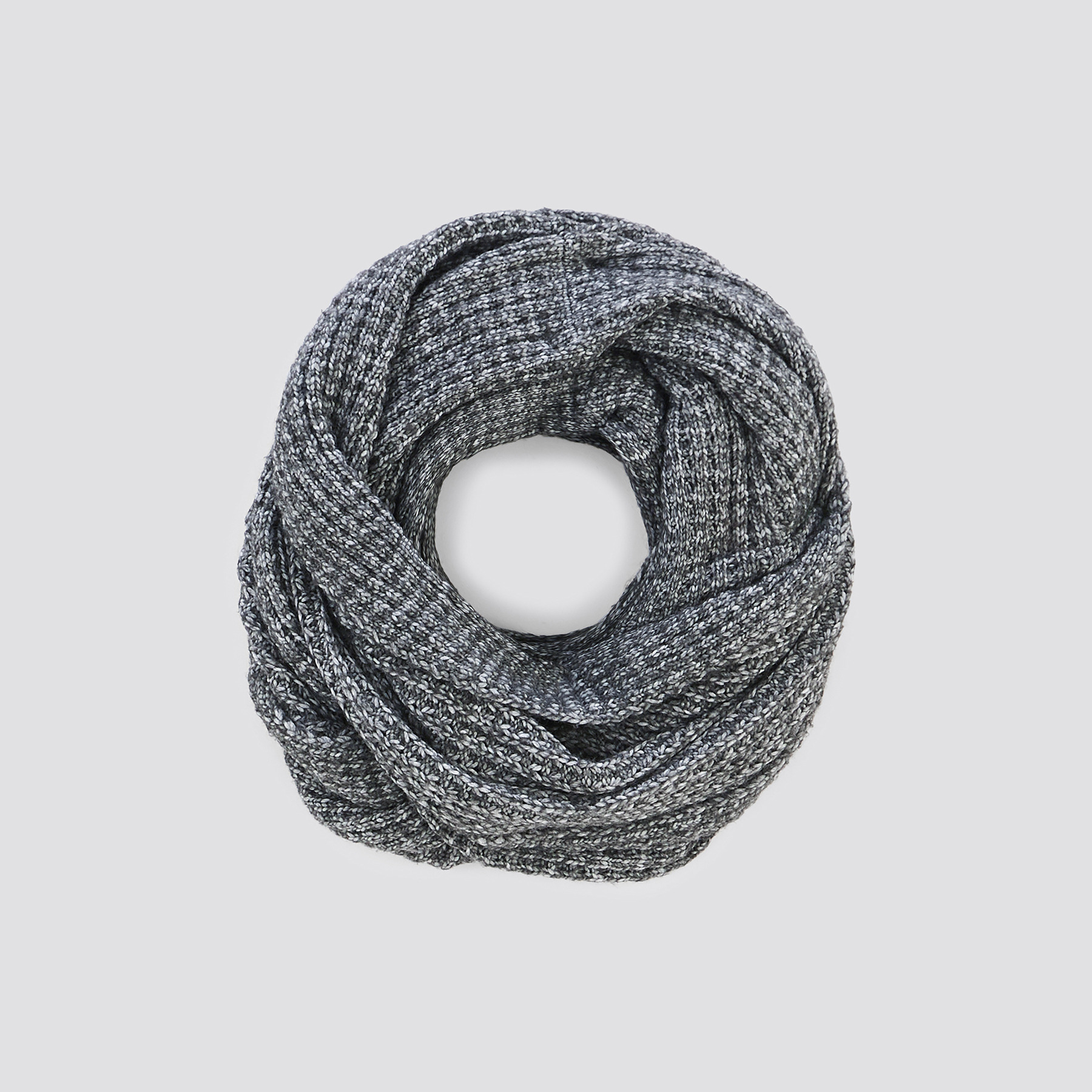 Snood en maille Gris T.U. 100% Polyester Homme