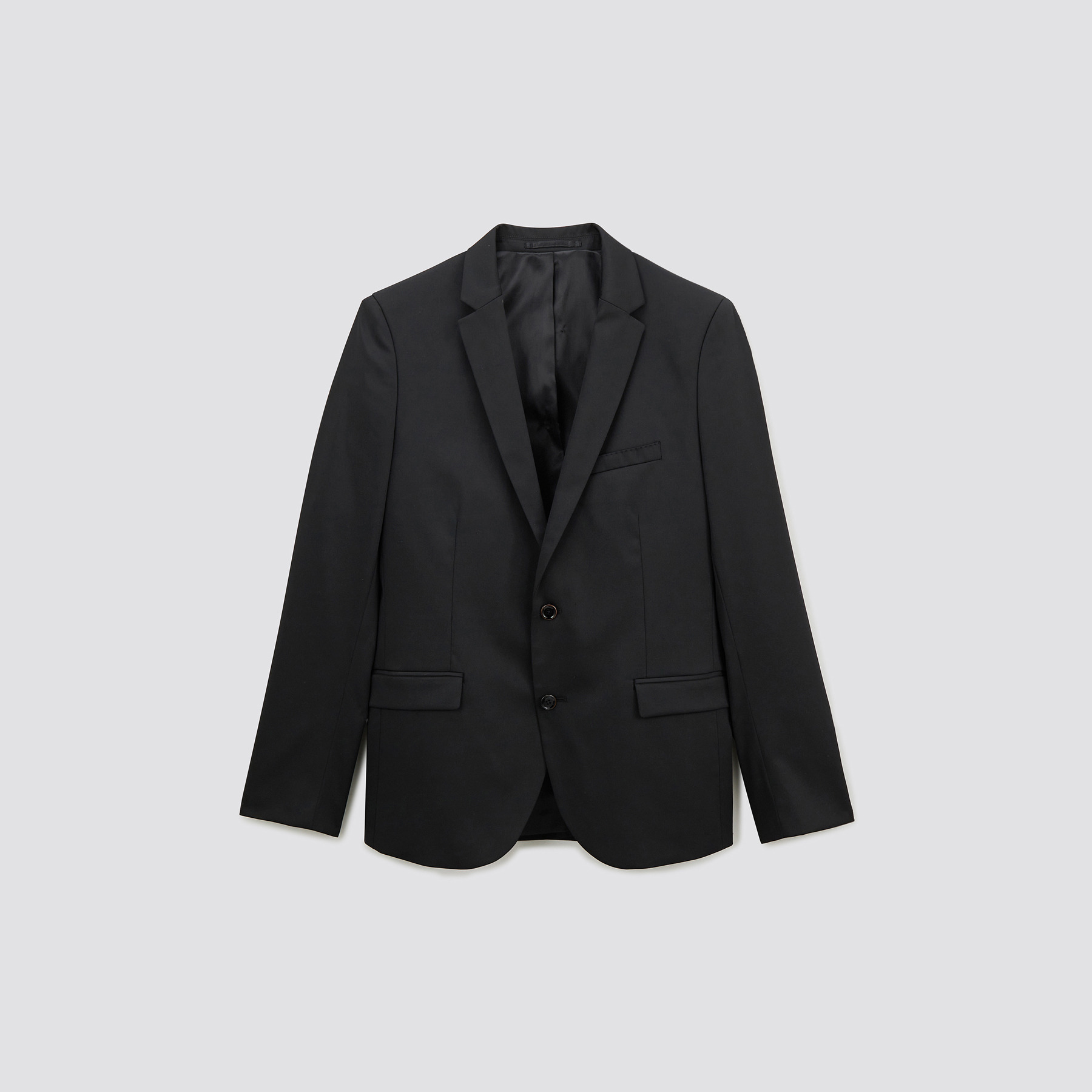 Veste de costume slim Noir 46 88% Polyester, 10% Viscose, 2% Elasthanne Homme