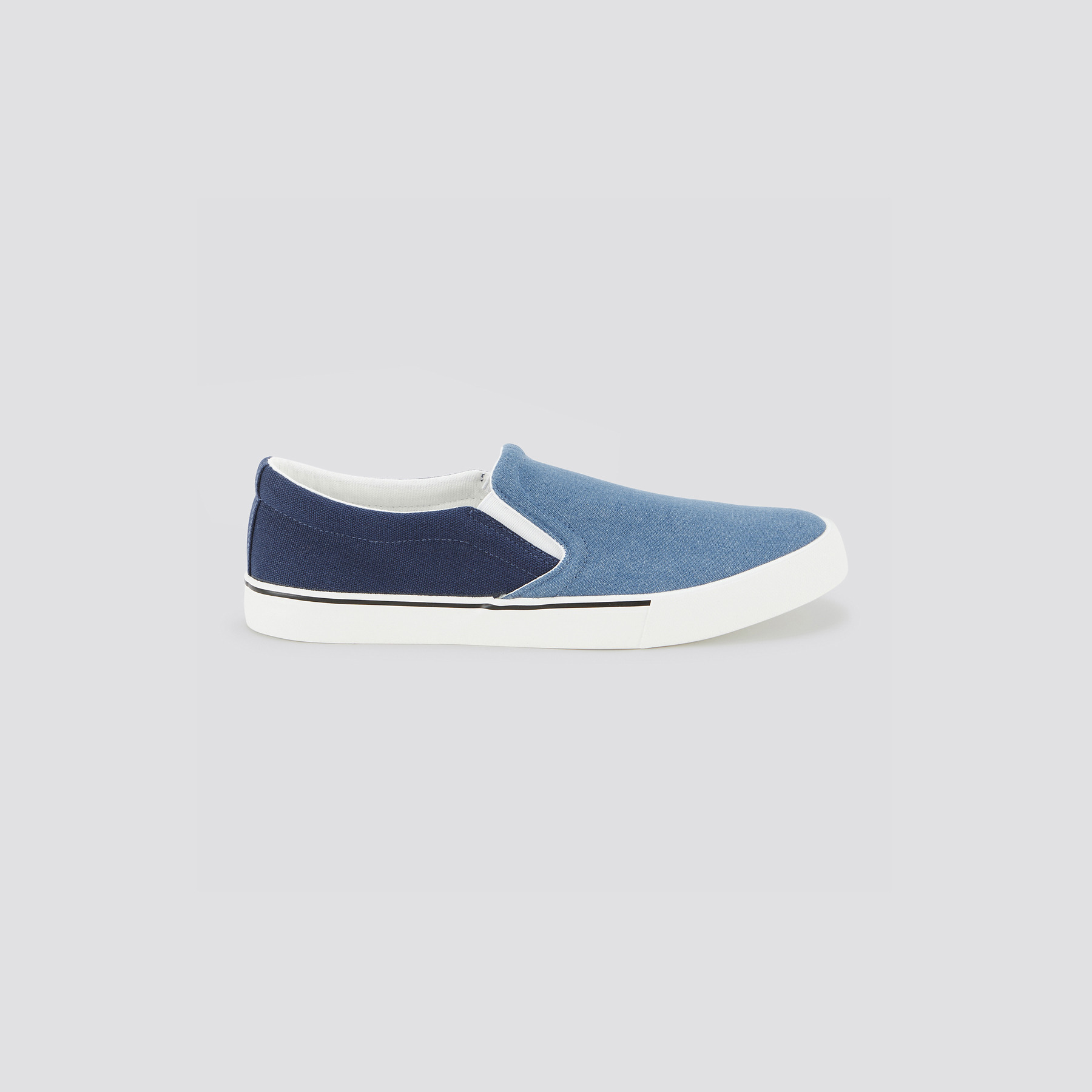 Slip on colorblock Bleu moyen 42  Homme Jules