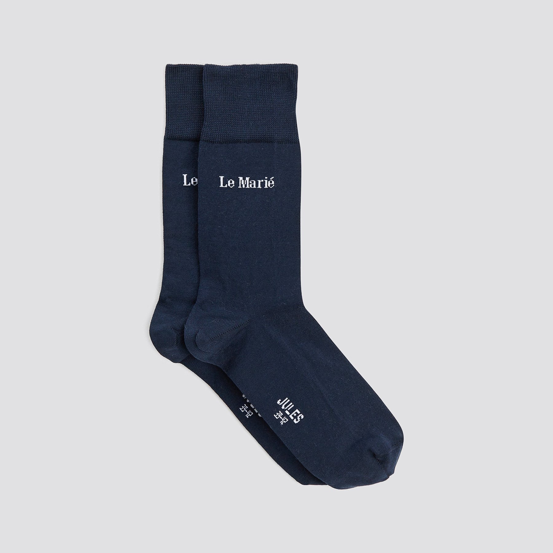 Chaussettes fil d'Ecosse Bleu 39/42 85% Coton, 14% Polyamide, 1% Elasthanne Homme