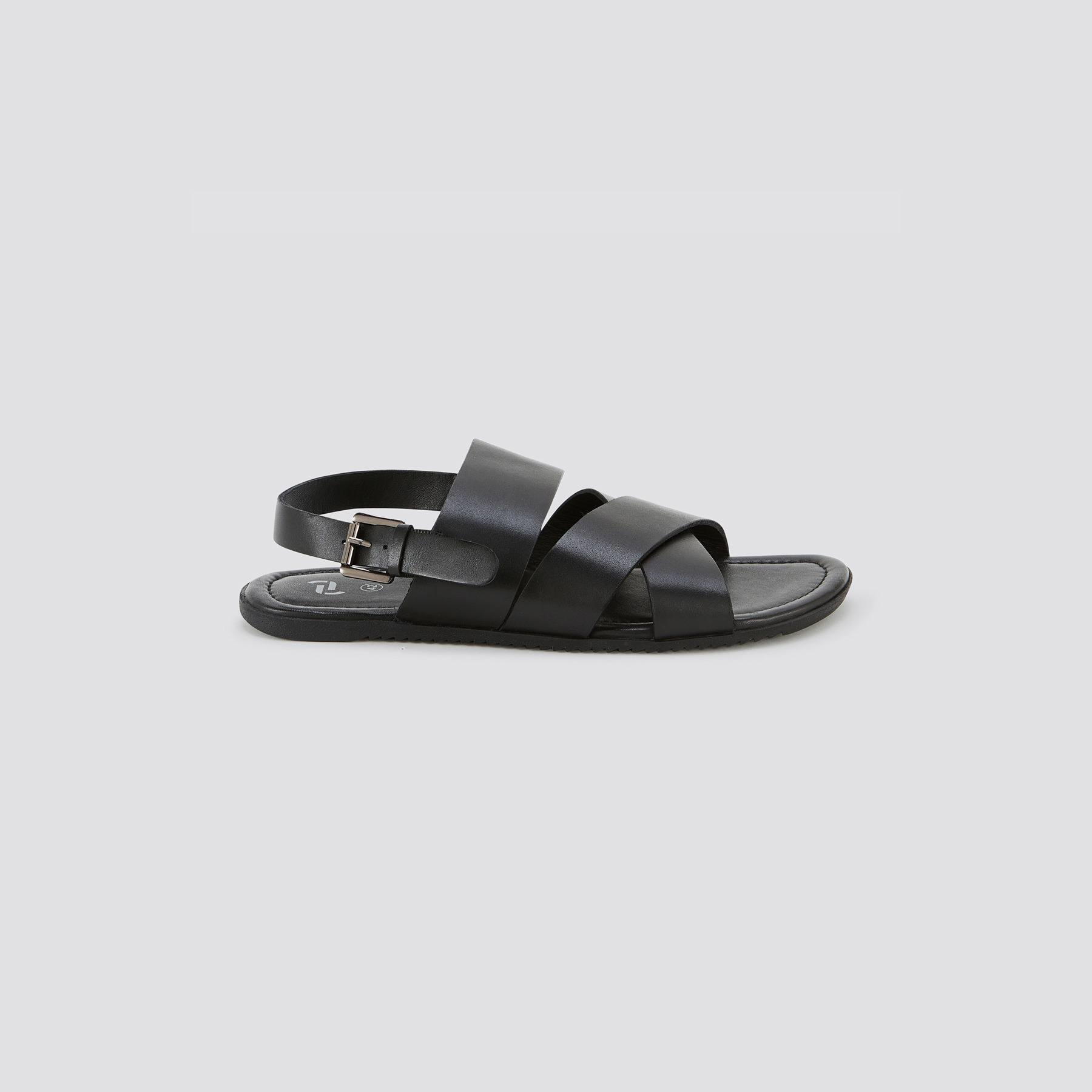 Sandales en cuir Noir 41 100% Polyuréthane thermo, 100% Cuir de vachette Homme Jules