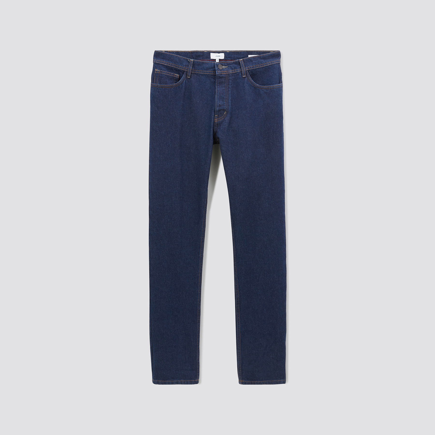 Jean straight authentique brut Bleu moyen 36 100% Coton Homme Jules