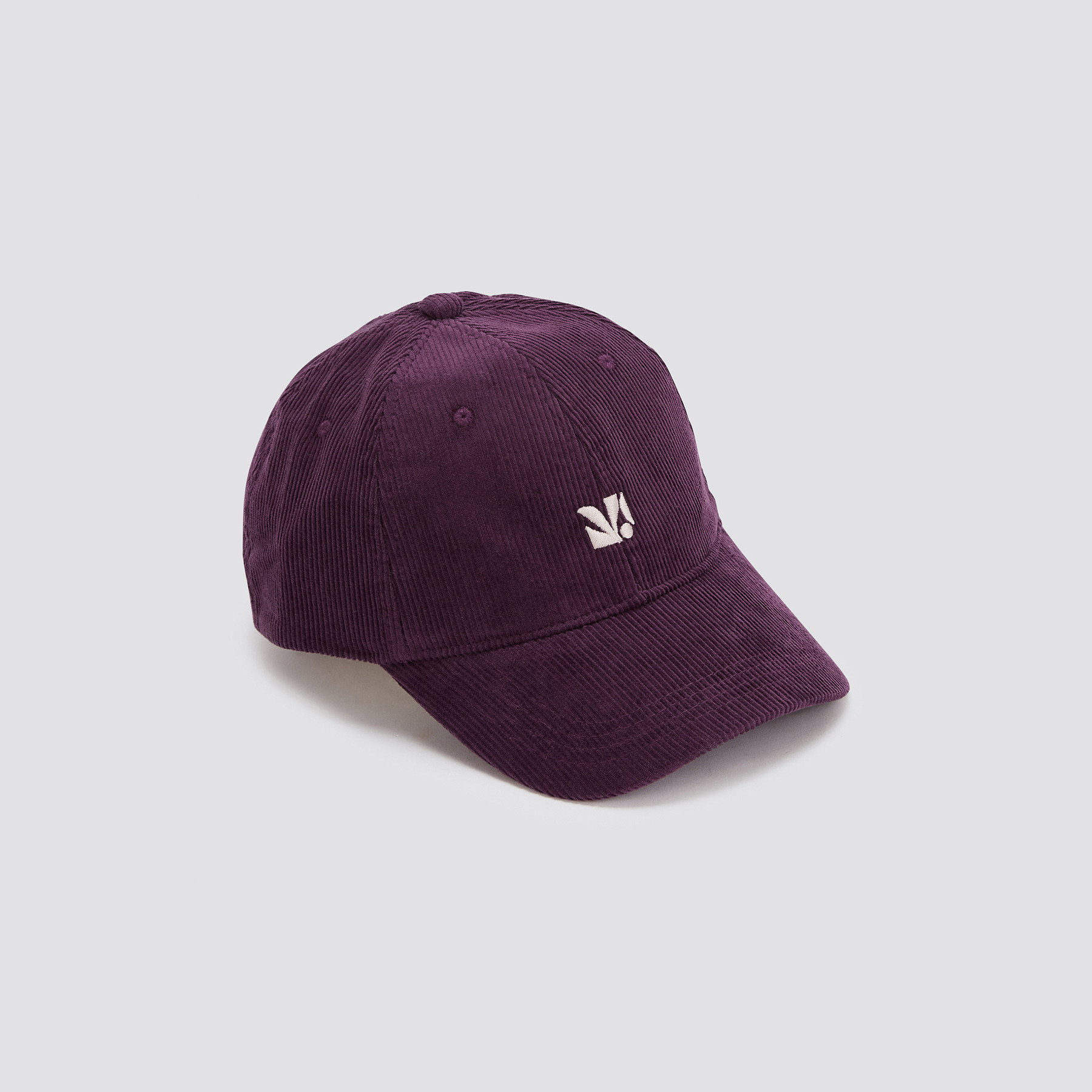 Casquette en velours Violet T.U. 98% Coton, 2% Elasthanne Homme Jules