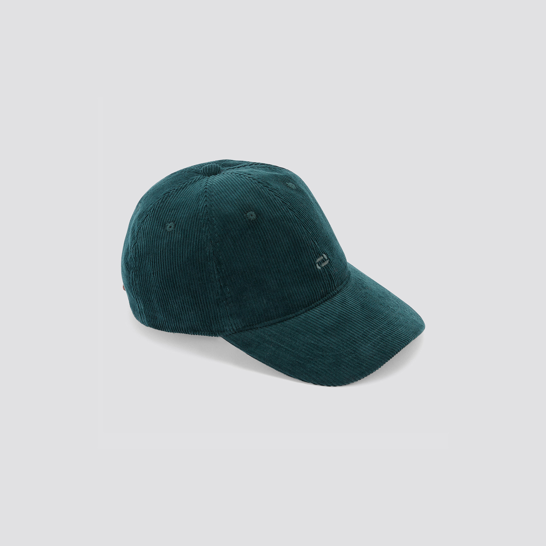 Casquette en velours Vert T.U. 98% Coton, 2% Elasthanne Homme Jules