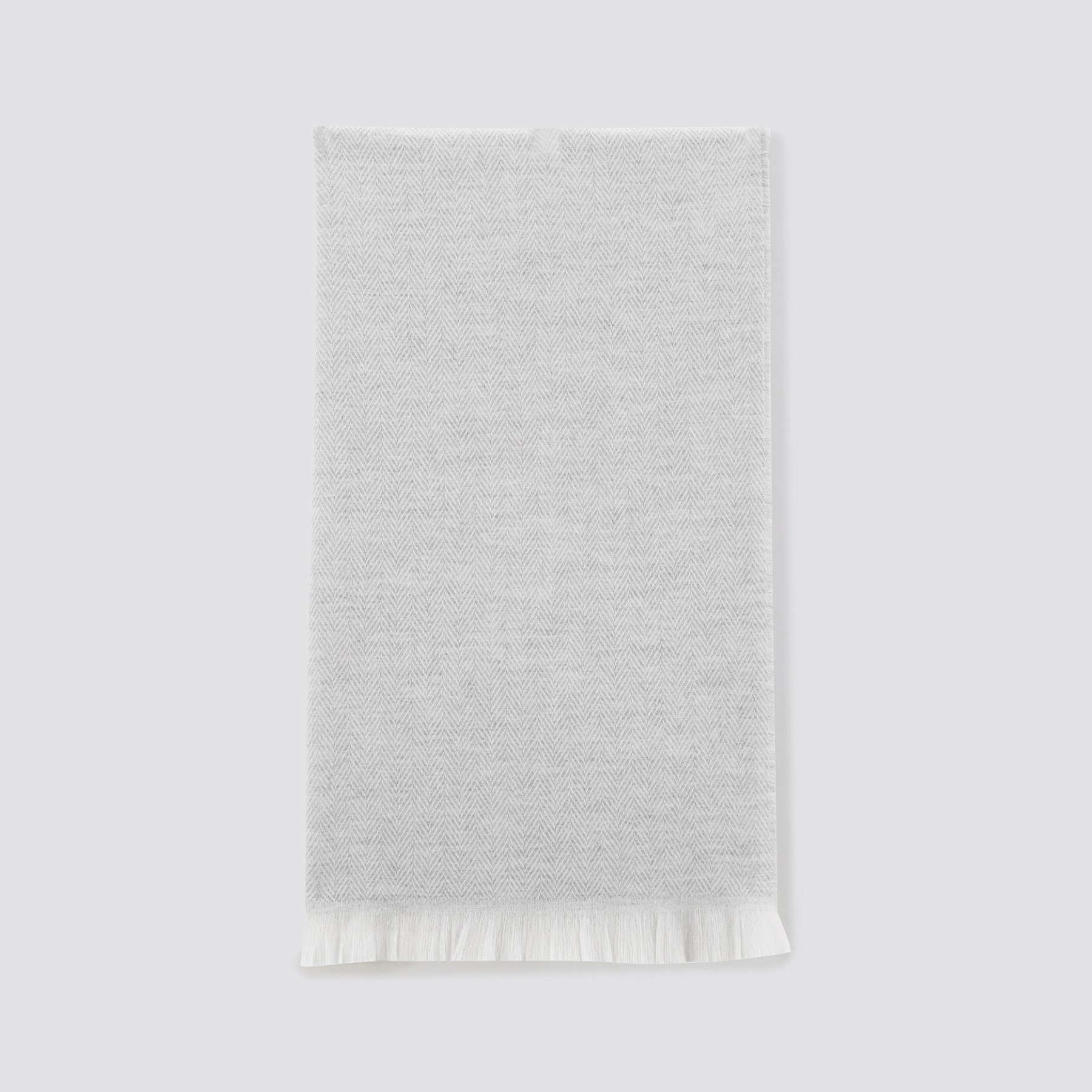 Écharpe faux uni avec laine Gris T.U. 50% Polyester, 30% Laine, 20% Acrylique Homme
