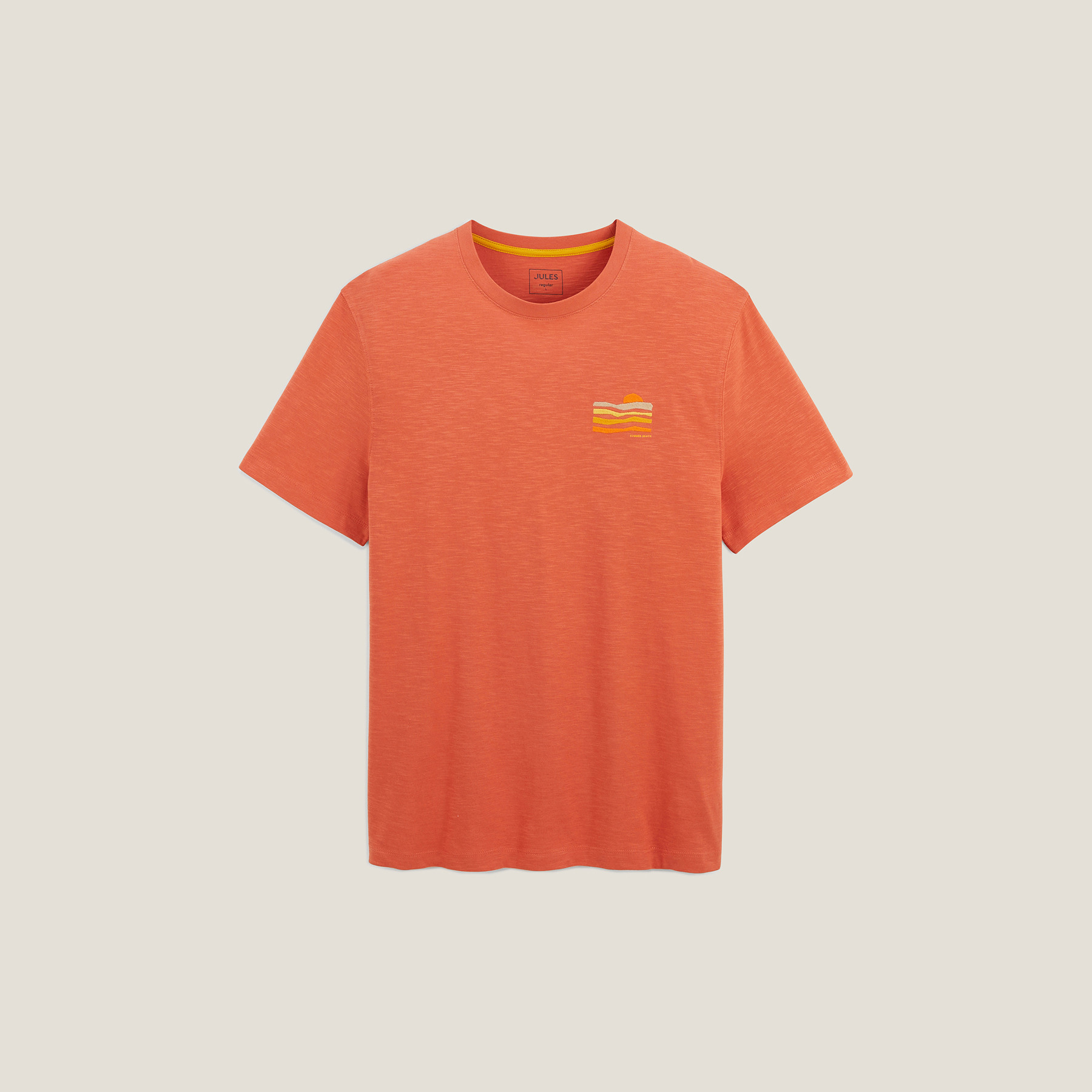 Tee shirt fête des pères Orange XS 100% Coton Homme