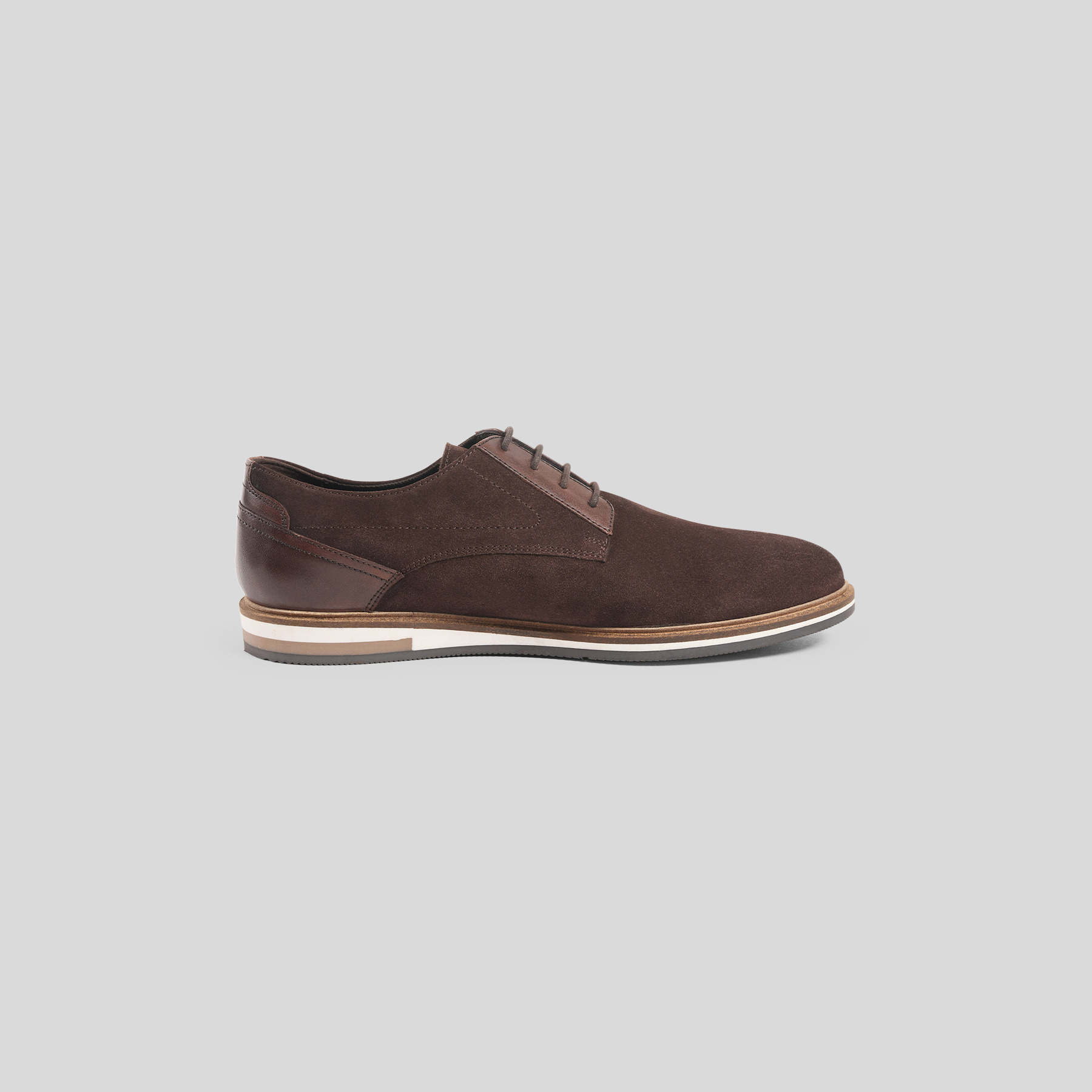 Derby en cuir Marron 41 Cuir De Vachette Homme