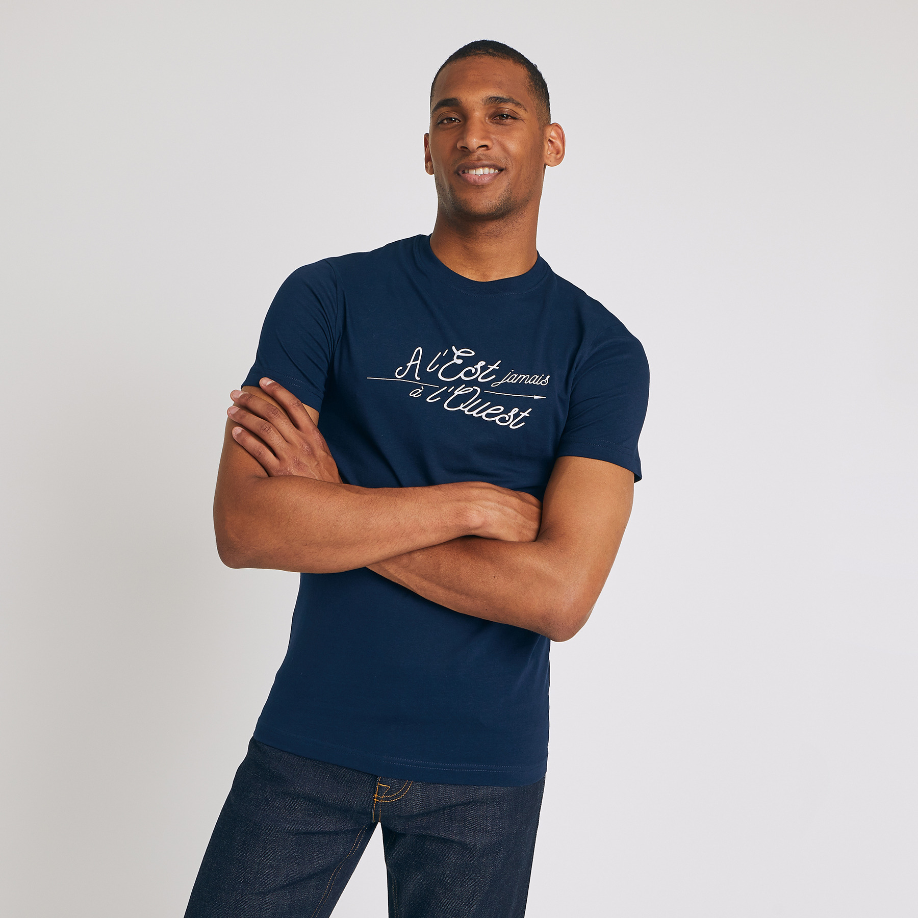T-shirt région EST Bleu Homme
